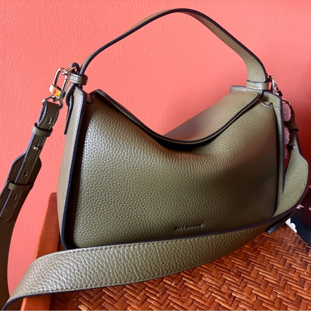 The Horse Green Pebbled Leather Shoulder Bag